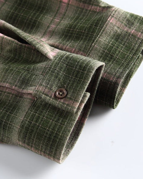 The Heritage Grid Overshirt Sweater