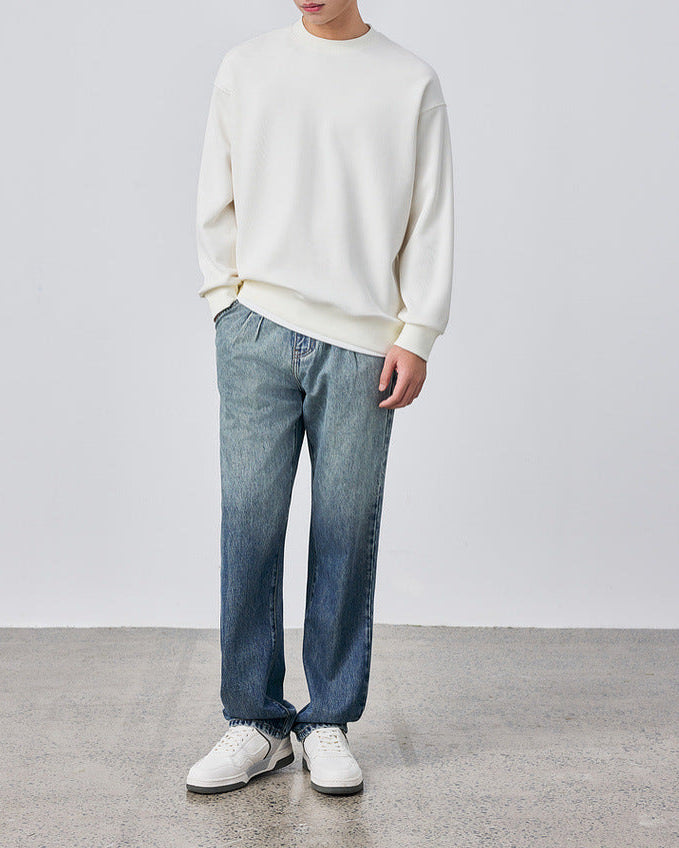 The Momeike Dual-Layer Waffle Knit Sweater