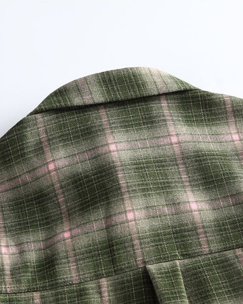 The Heritage Grid Overshirt Sweater