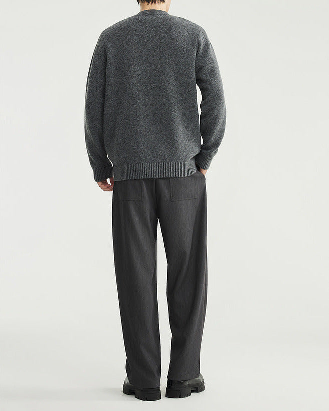 The HeartStitch Embroidered Crew Neck Sweater