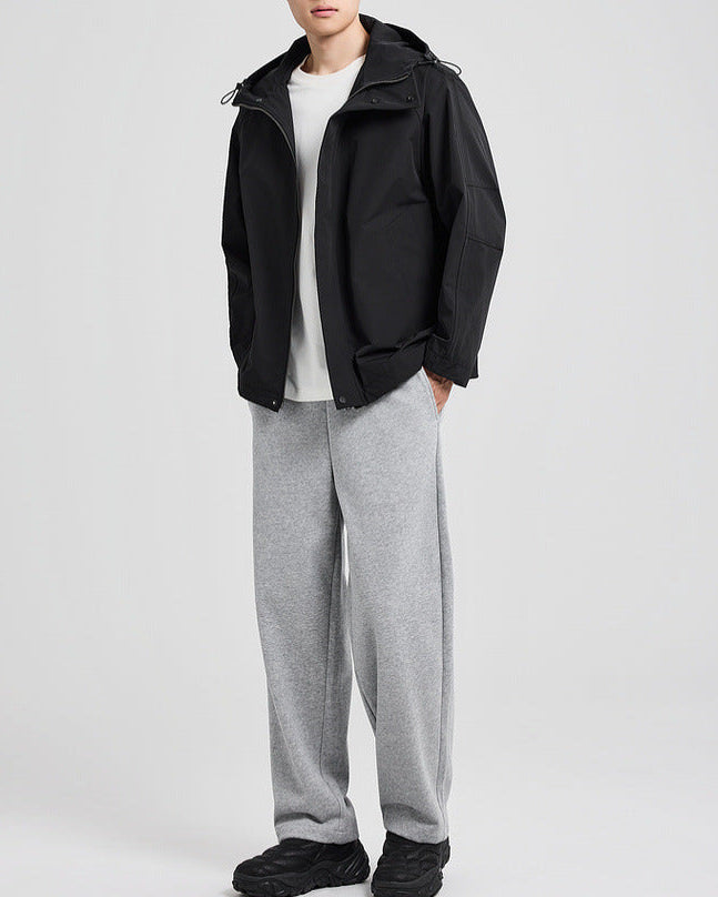 The Airford Double Placket Hooded Jacket