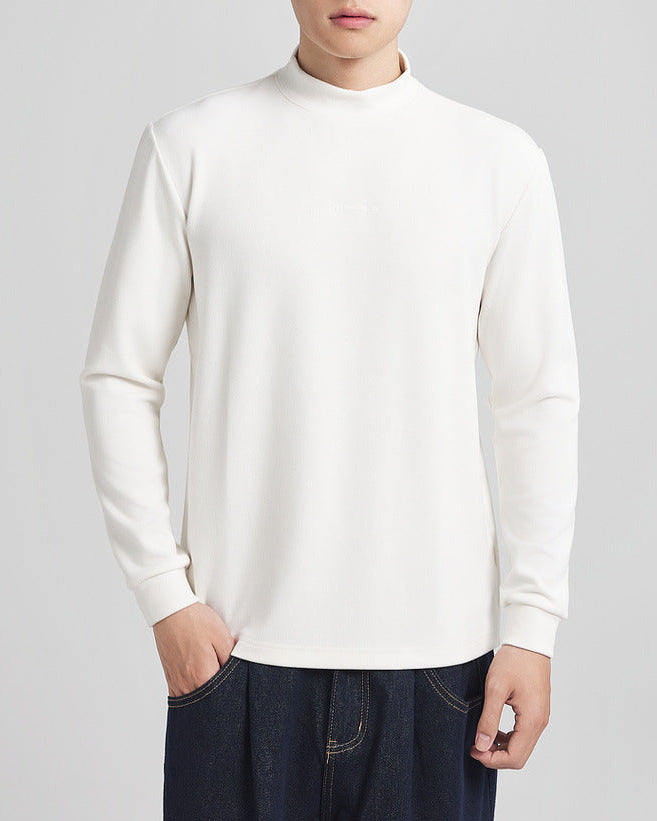 Fleece Semi-Turtleneck Base Sweater