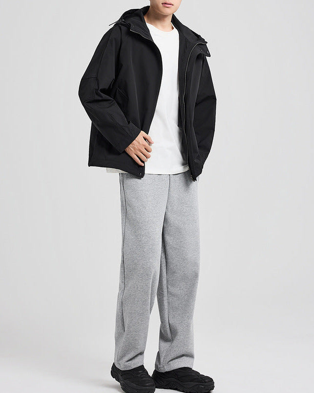 The Airford Double Placket Hooded Jacket