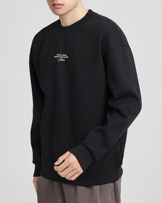 The Mo Maike Urban Lettered Crew Neck Sweatshirt