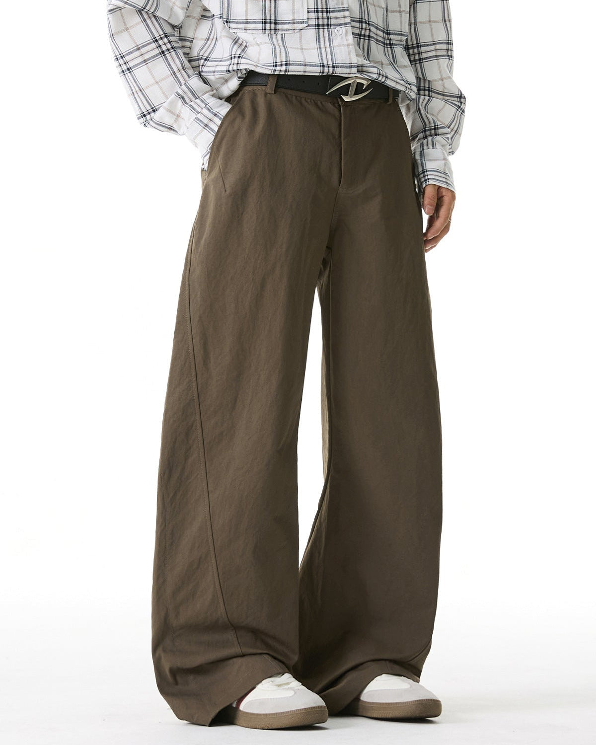 The Divide Pleat Panel Trousers