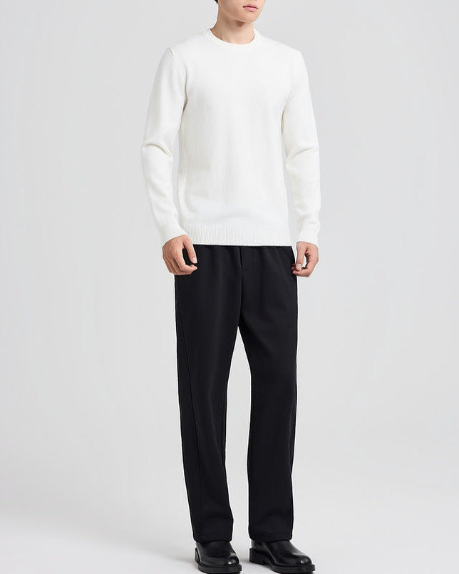 The Mercer Tencel-Wool Crewneck Sweater