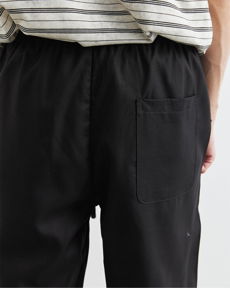 Linen Wide Leg Waistband Lounge Pants