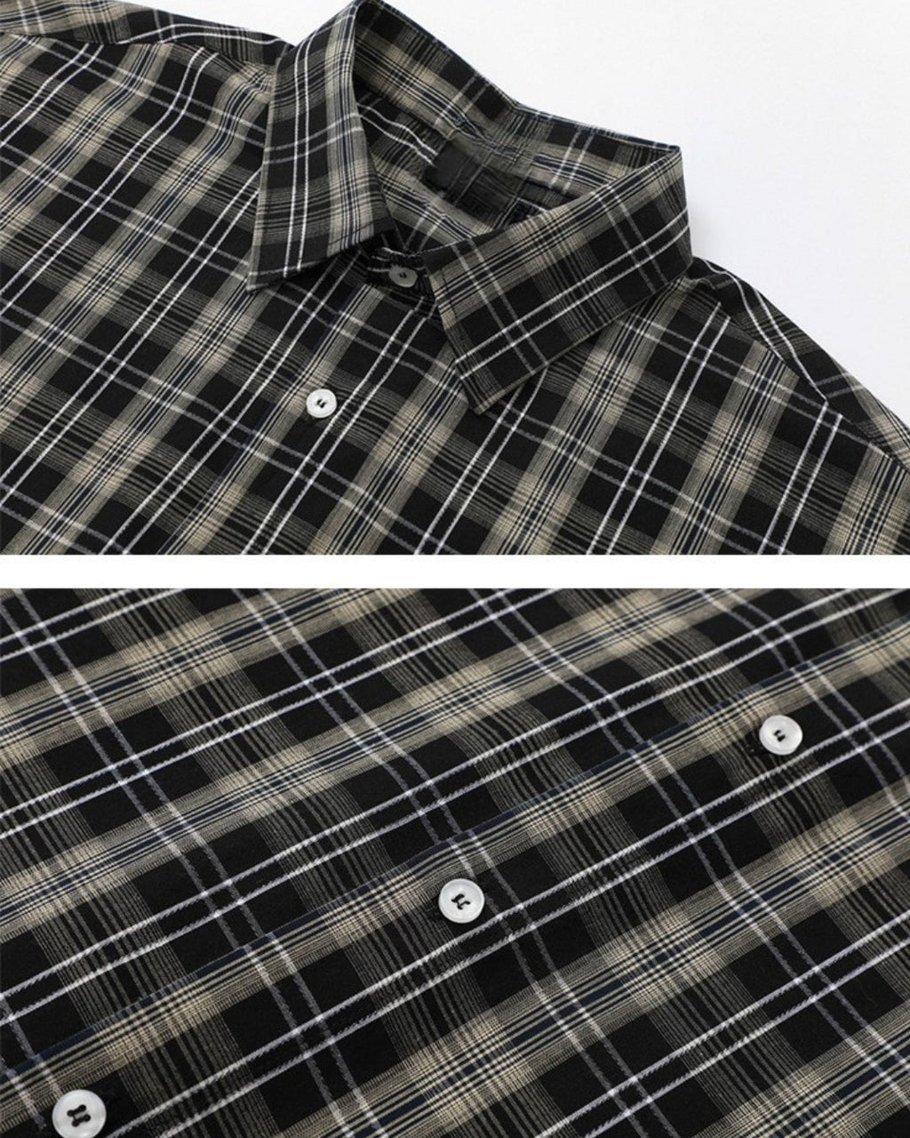 Urban Plaid Short-Sleeve Shirt