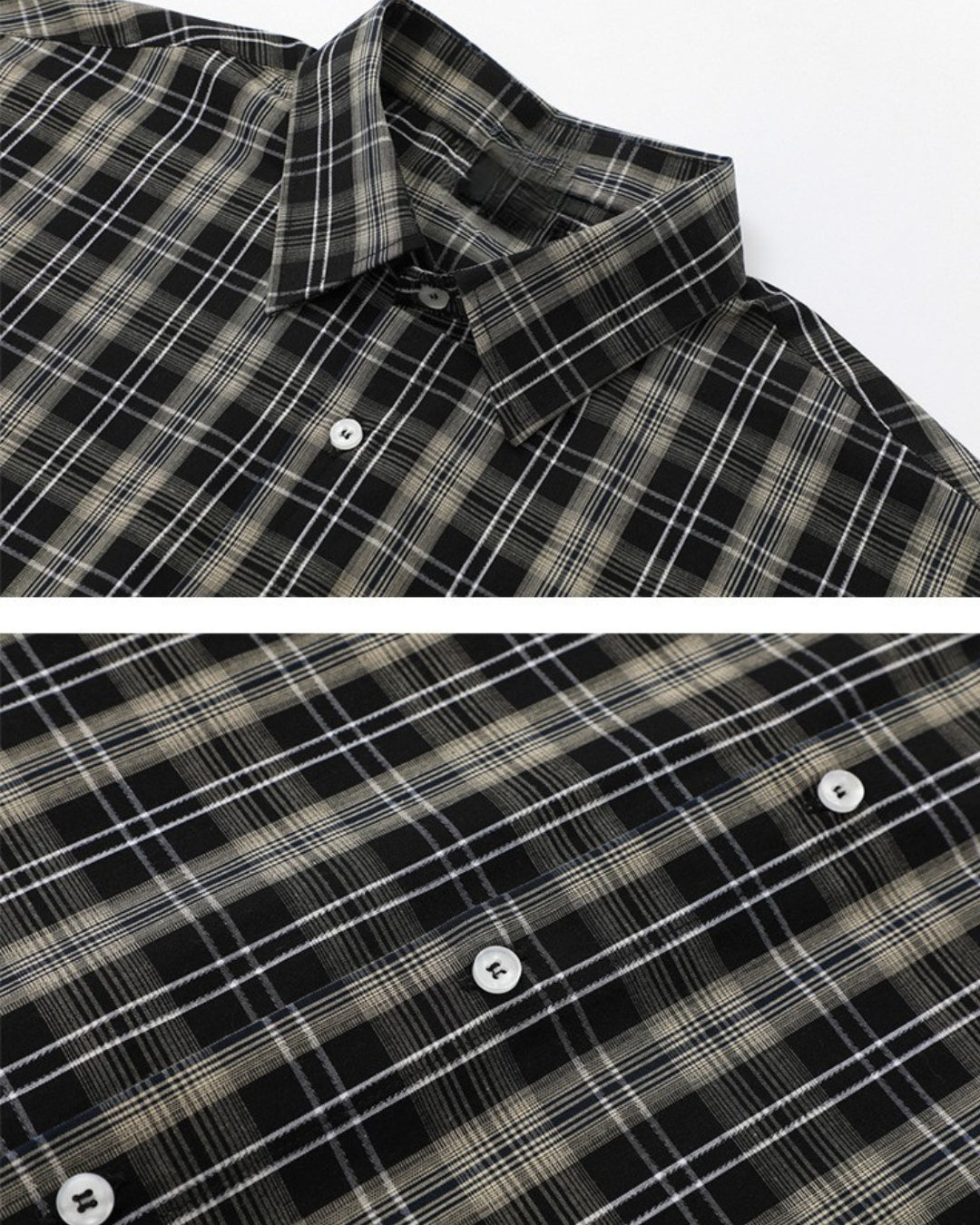Urban Plaid Short-Sleeve Shirt