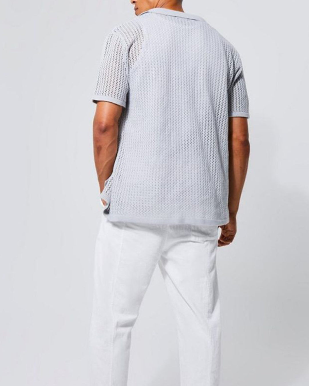 Skyline Open‑Knit Shirt