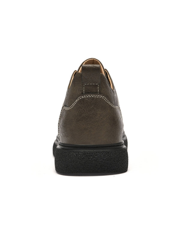 High Top Leather Sneakers