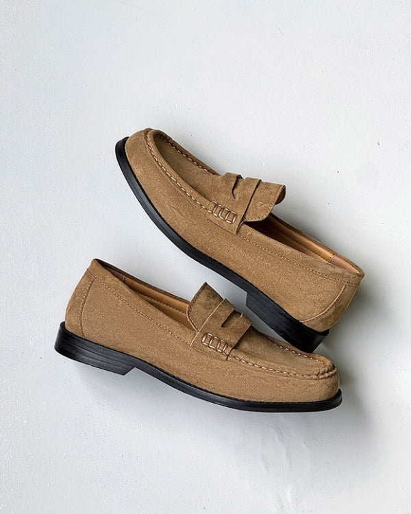 Suede Penny Loafers
