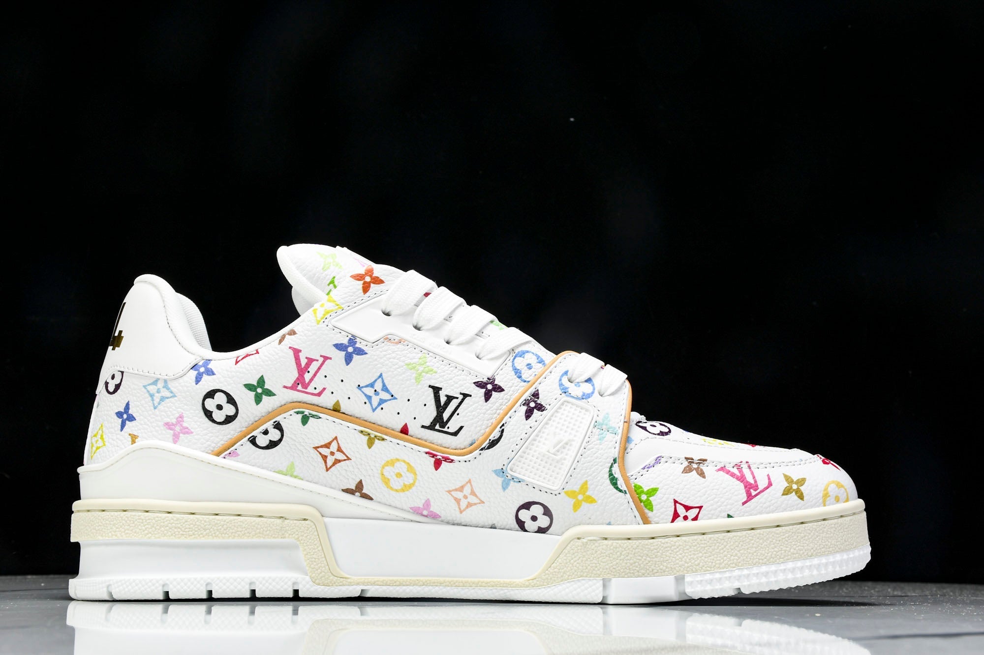 Louis Vuittоп Trainer Low x Takashi Murakami 'White Multicolor'