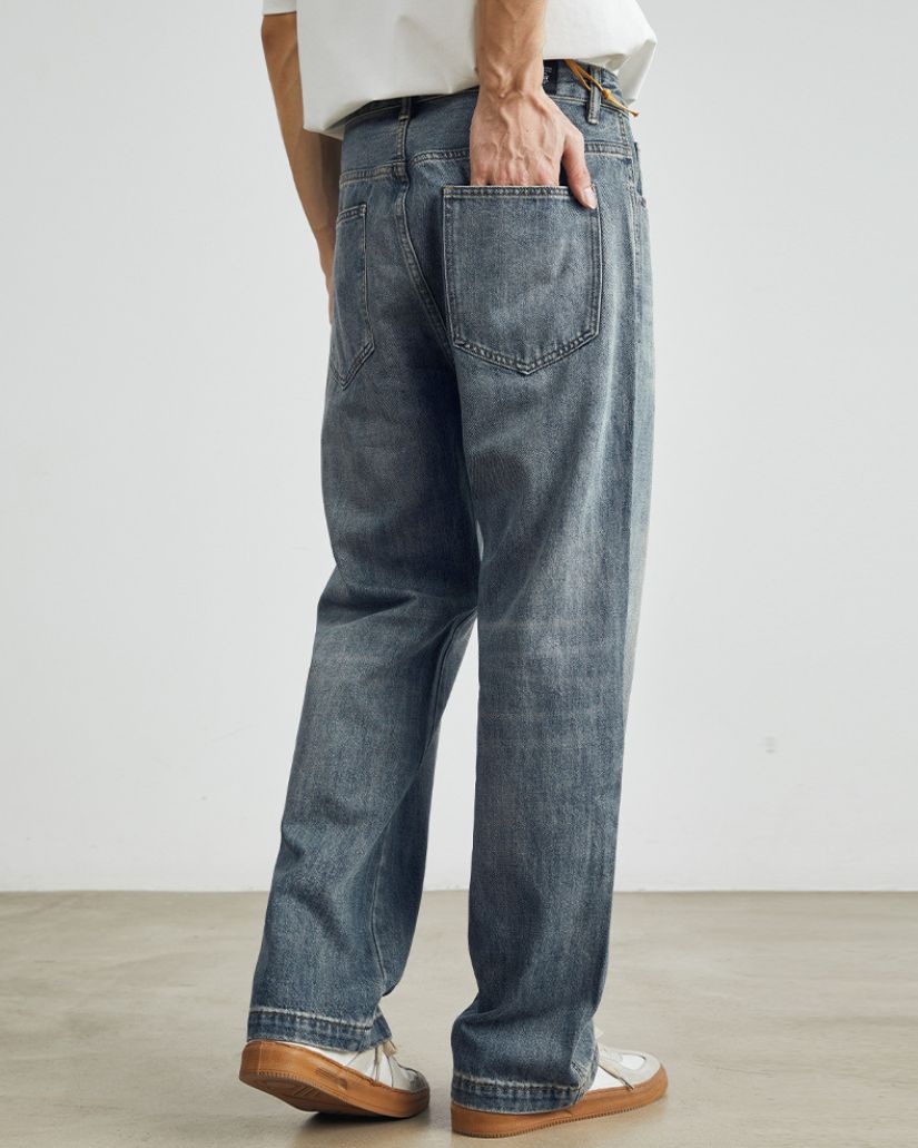 Classic Fade Straight-Leg Jeans