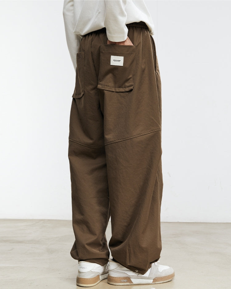 Wide Leg Waistband Lounge Trousers