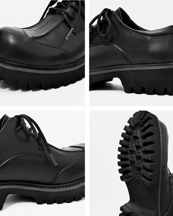 Alpine Sole Combat Derbies Loafers