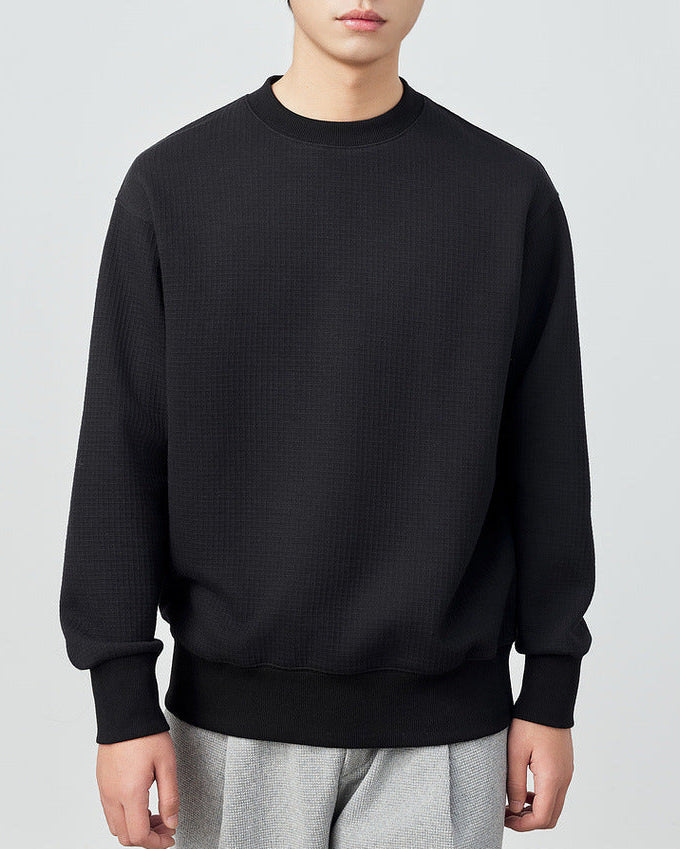 The Mimaike 320g Waffle Weave Knit Sweater