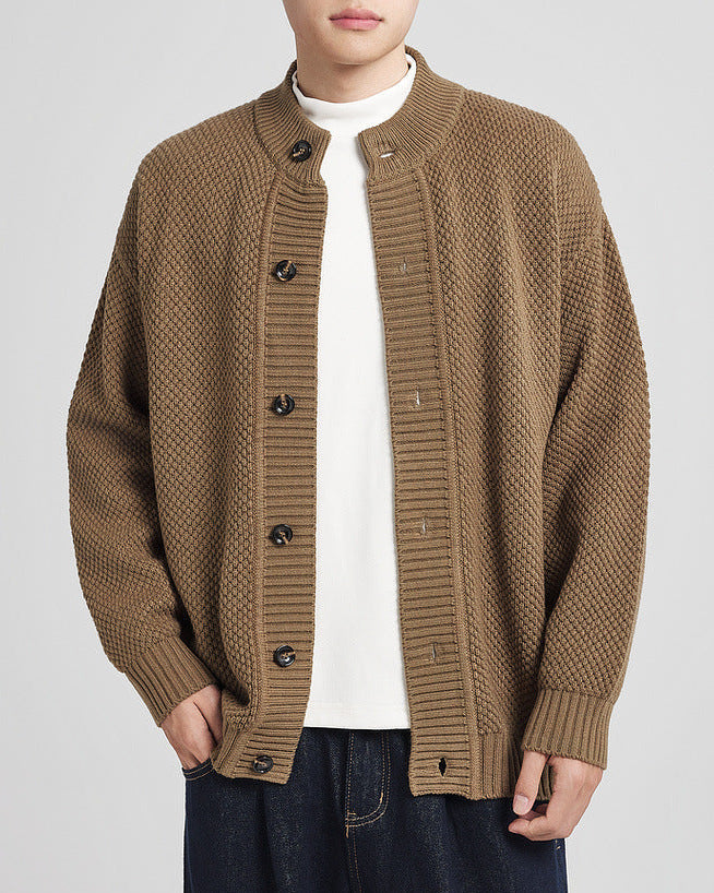 The Pineapple Jacquard Knit Cardigan