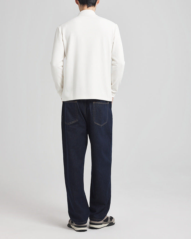 Fleece Semi-Turtleneck Base Sweater