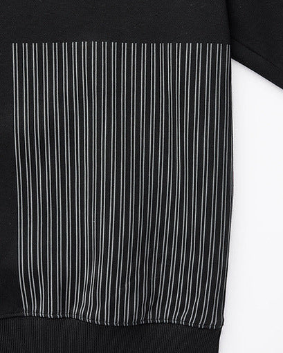 The Momeike Horizon Stripe Crewneck Sweater