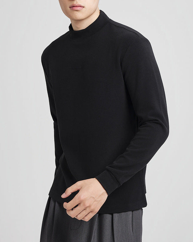 Fleece Semi-Turtleneck Base Sweater