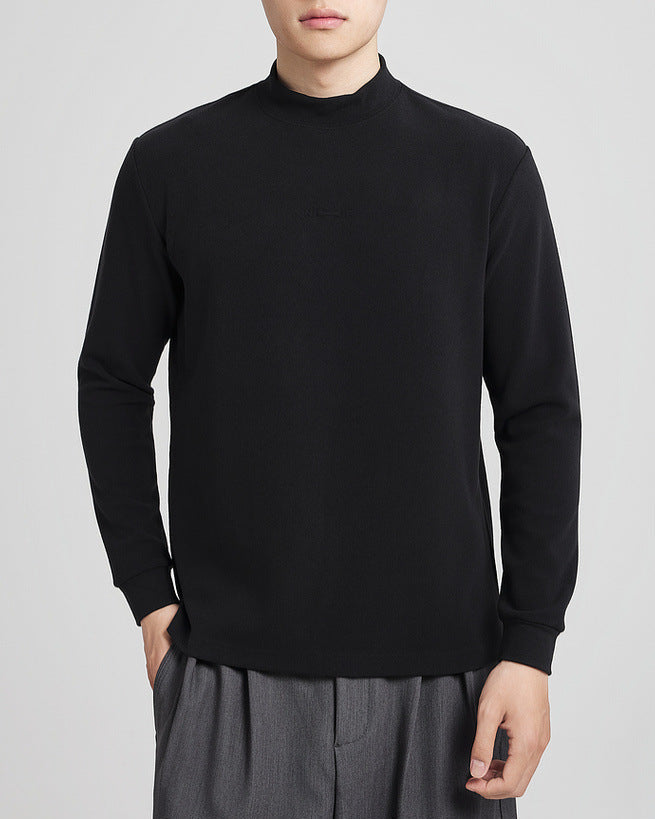 Fleece Semi-Turtleneck Base Sweater