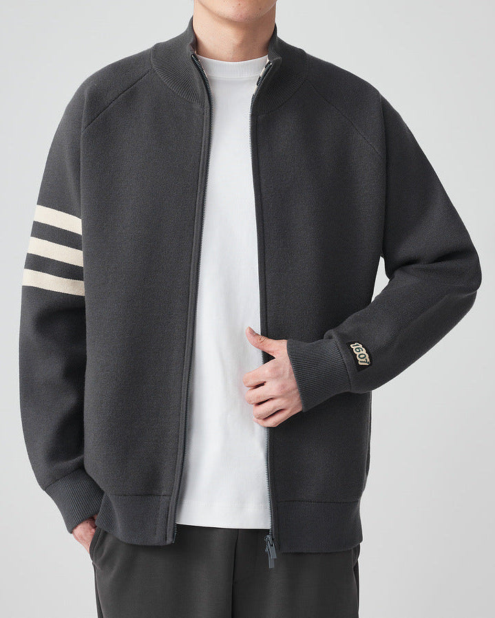 The Modemaike “Urban Stripe” Knitted Cardigan