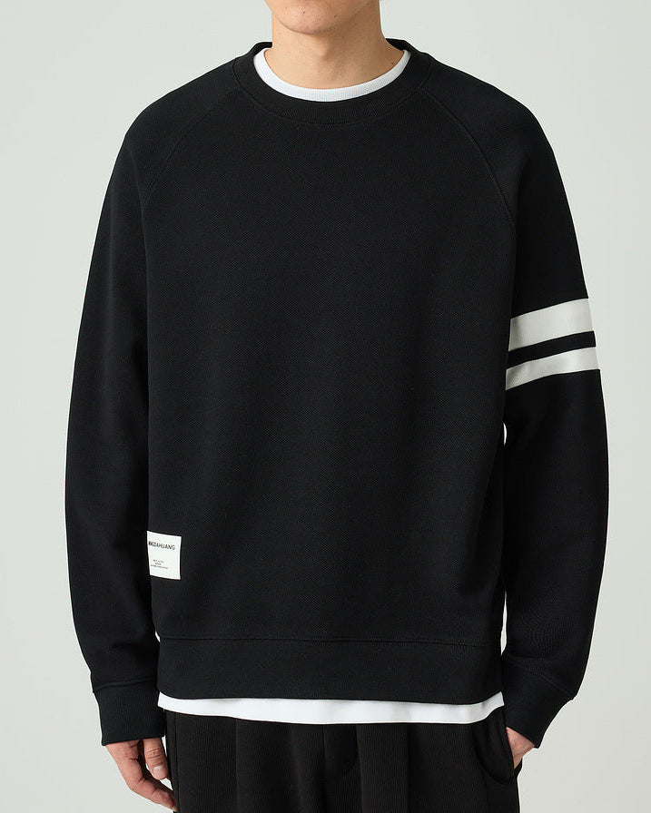 The Mo Maike “Ribbon Edge” Contrast Sweater
