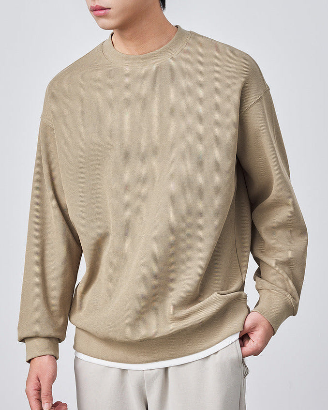 The Momeike Dual-Layer Waffle Knit Sweater