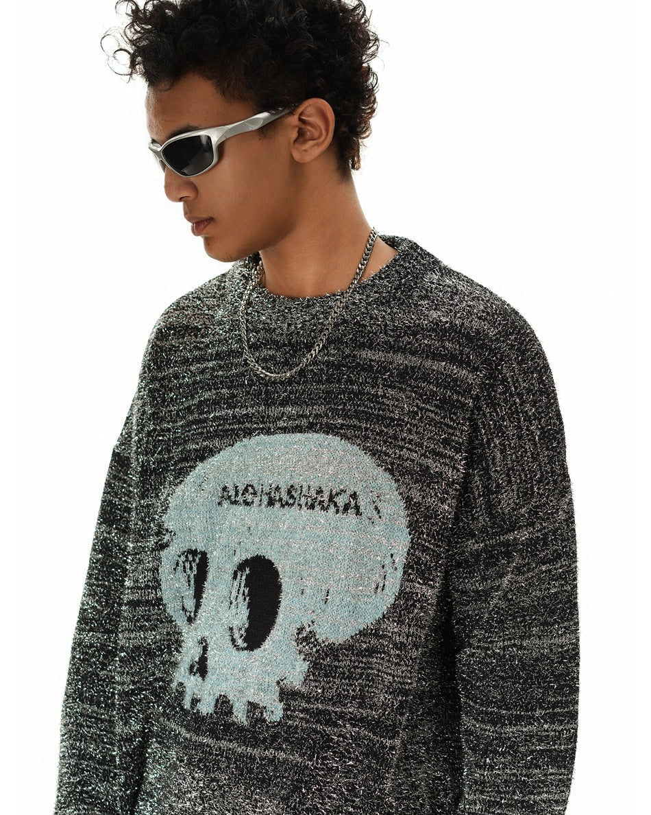 The Noir Relic Knit Crew Sweater