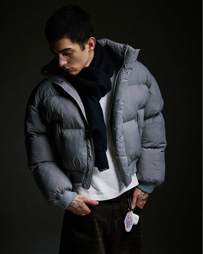 Cropped Puffer Down Jacket