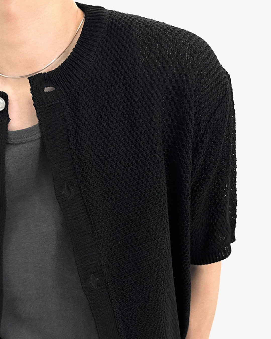 Knit Button Shirt