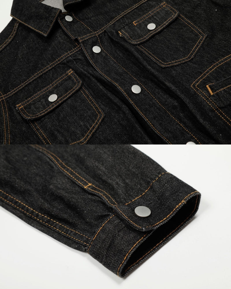 Heritage Black Denim Jacket