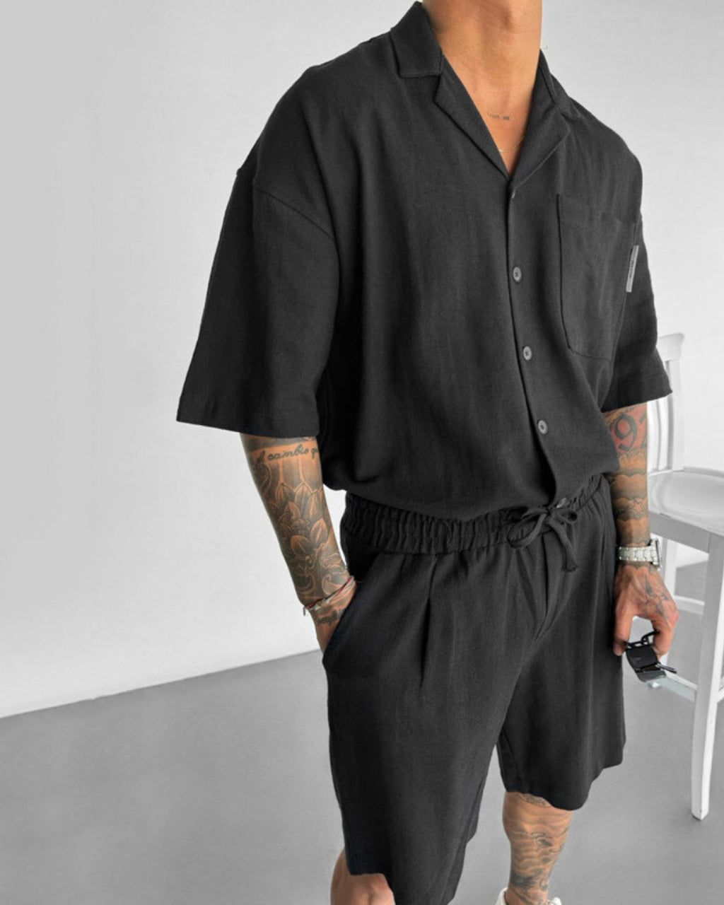 Relaxed Linen Blend Set