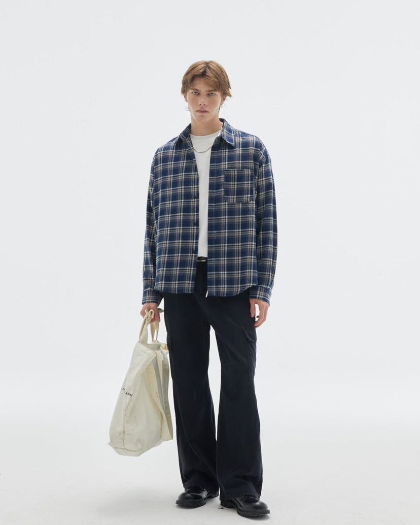 The Everton Plaid Cotton Overshirt
