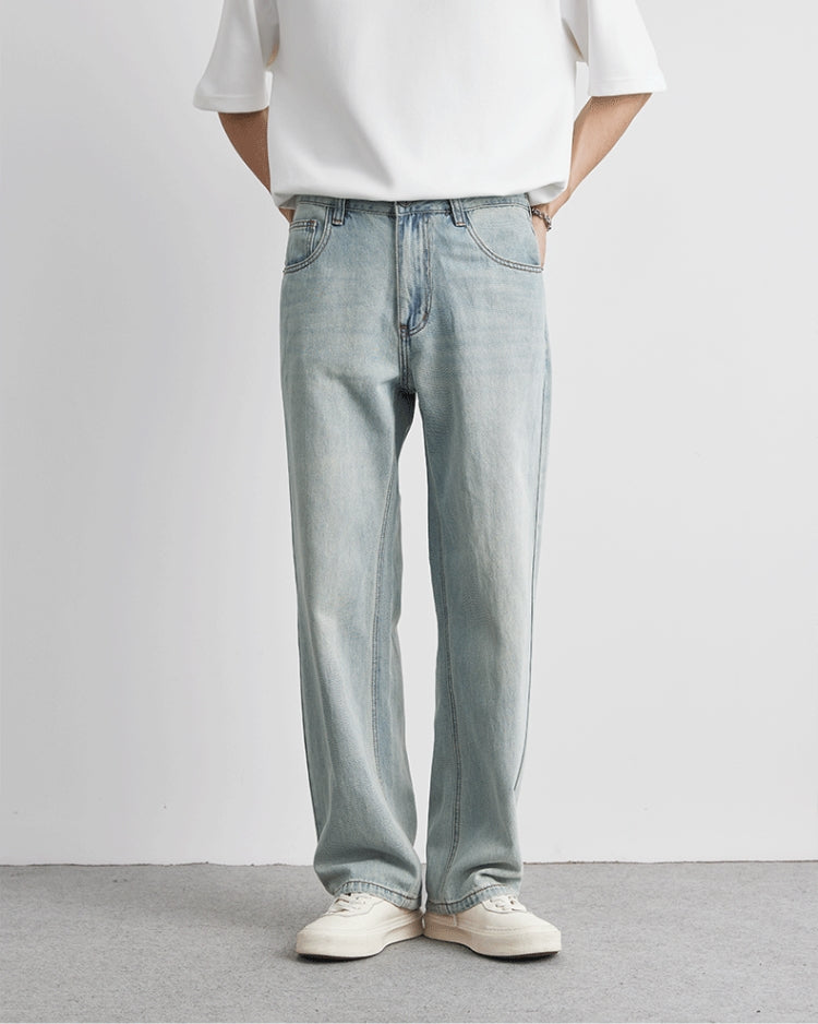 Cloud Wash Relaxed Jeans