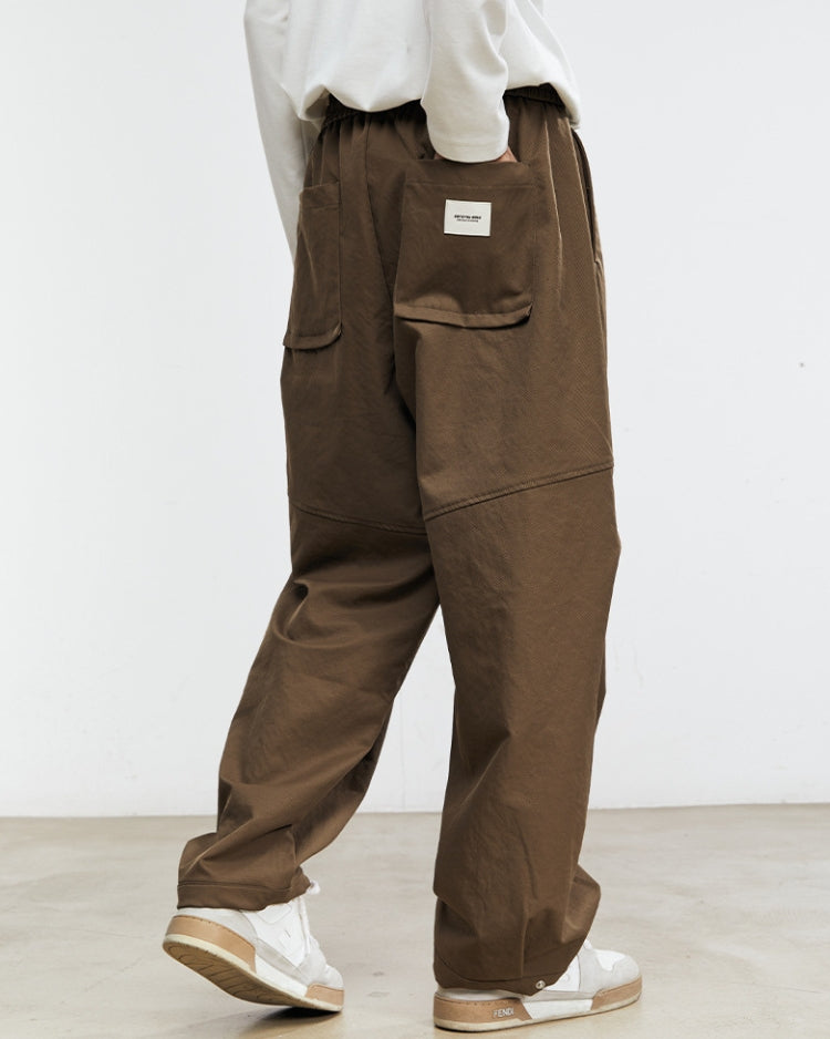 Wide Leg Waistband Lounge Trousers