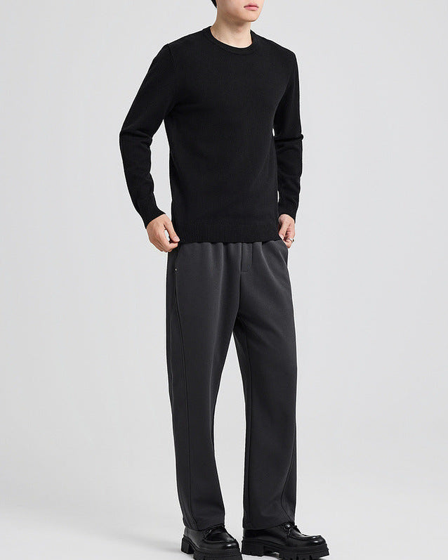 The Mercer Tencel-Wool Crewneck Sweater