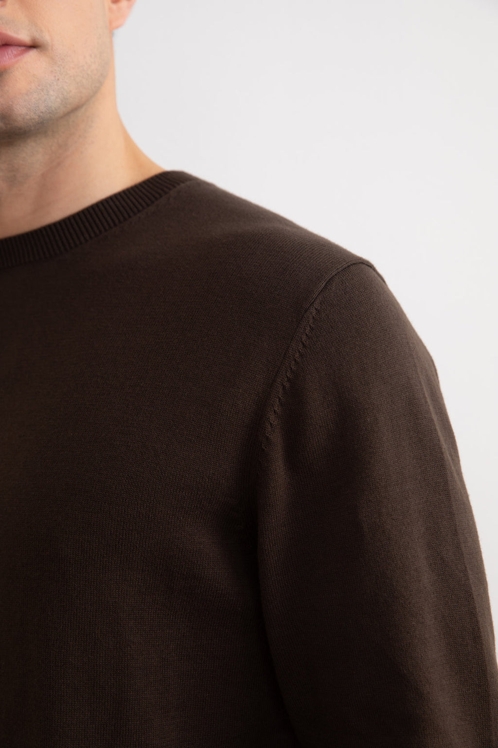 Brown Crewneck Sweater