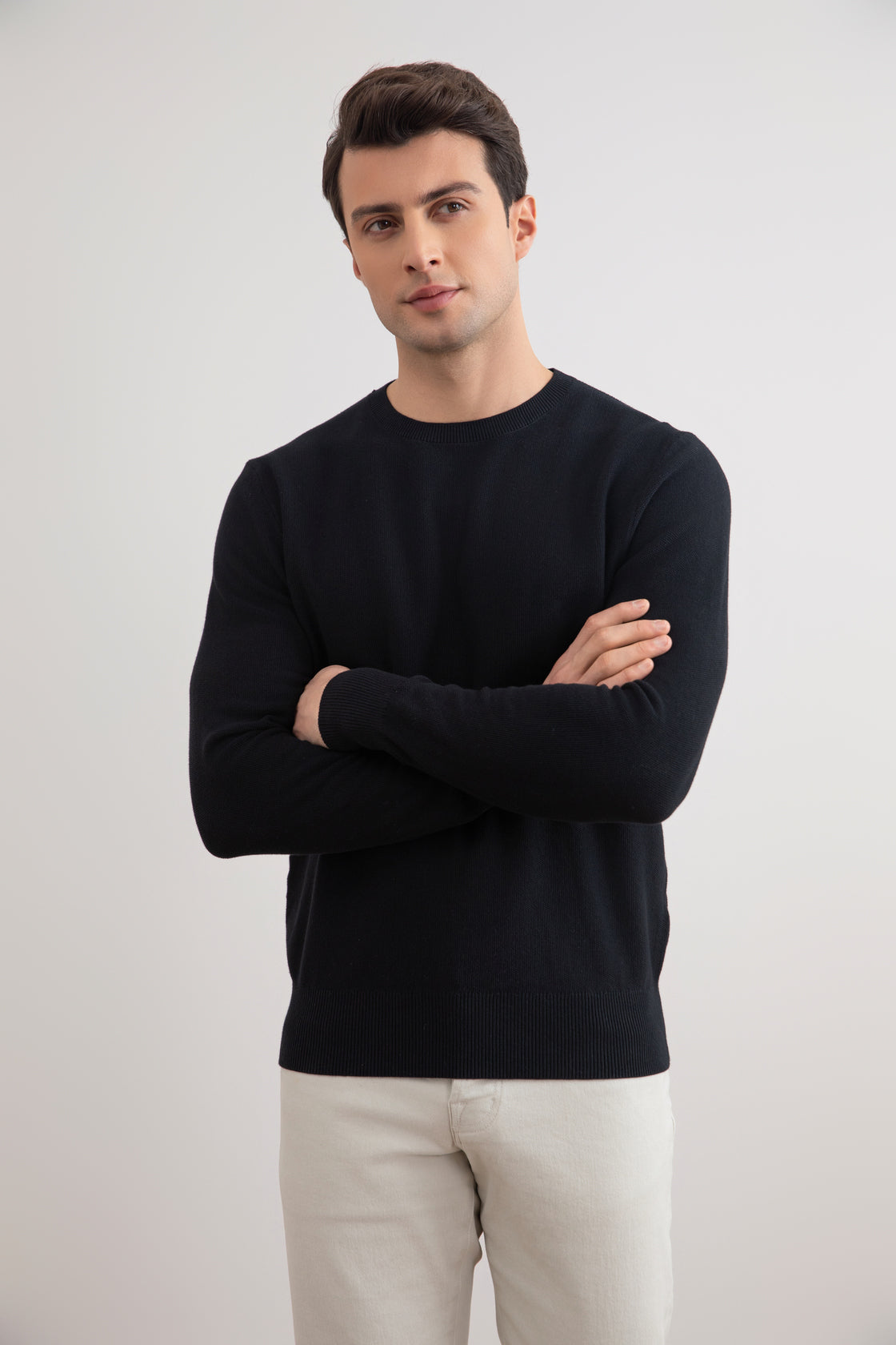 Black 18mil Crewneck Sweater