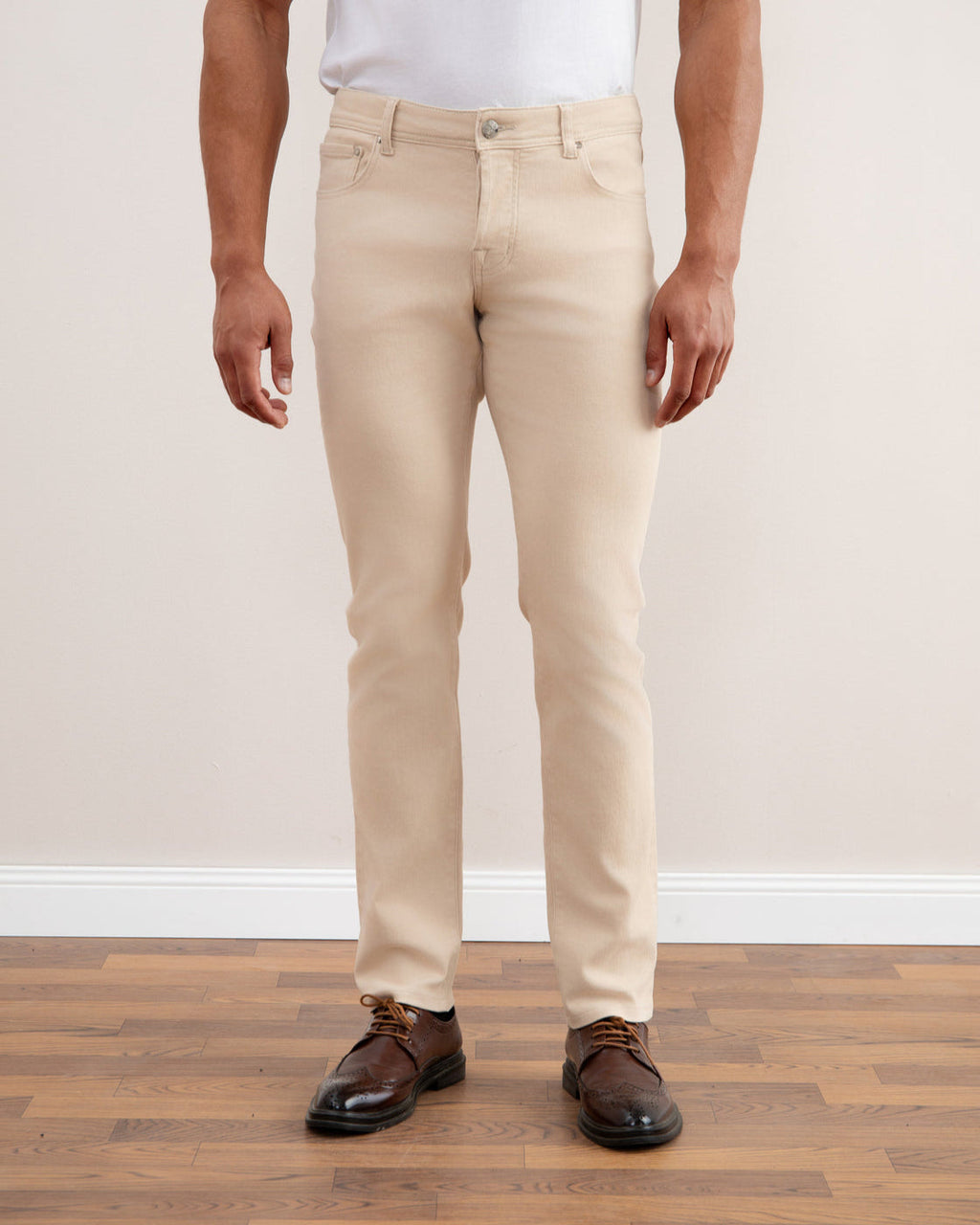 Sand Stretch Five-pockets Jeans