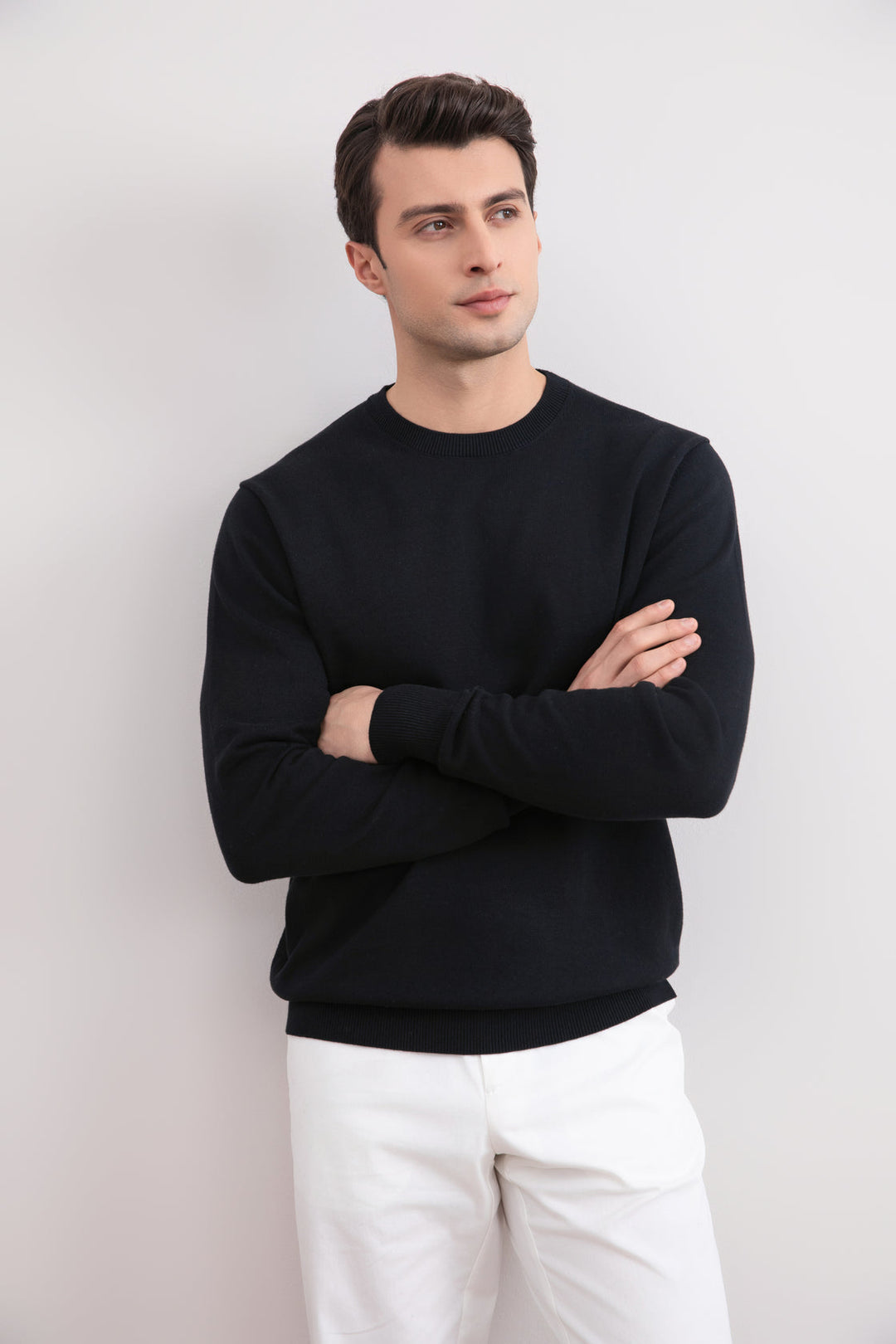 Black Crewneck Sweater