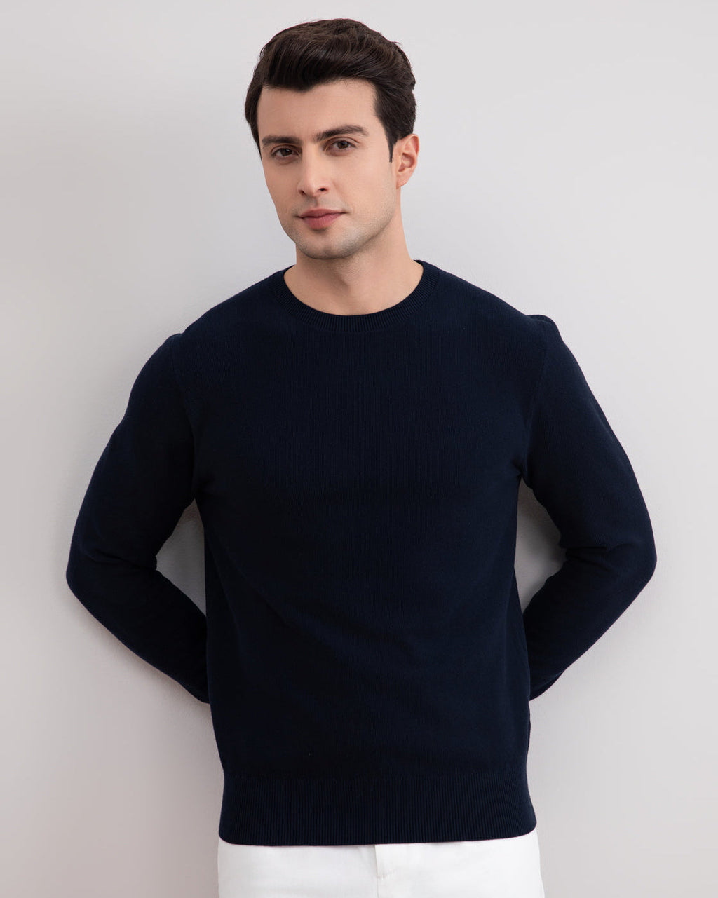 Navy 18mil Crewneck Sweater