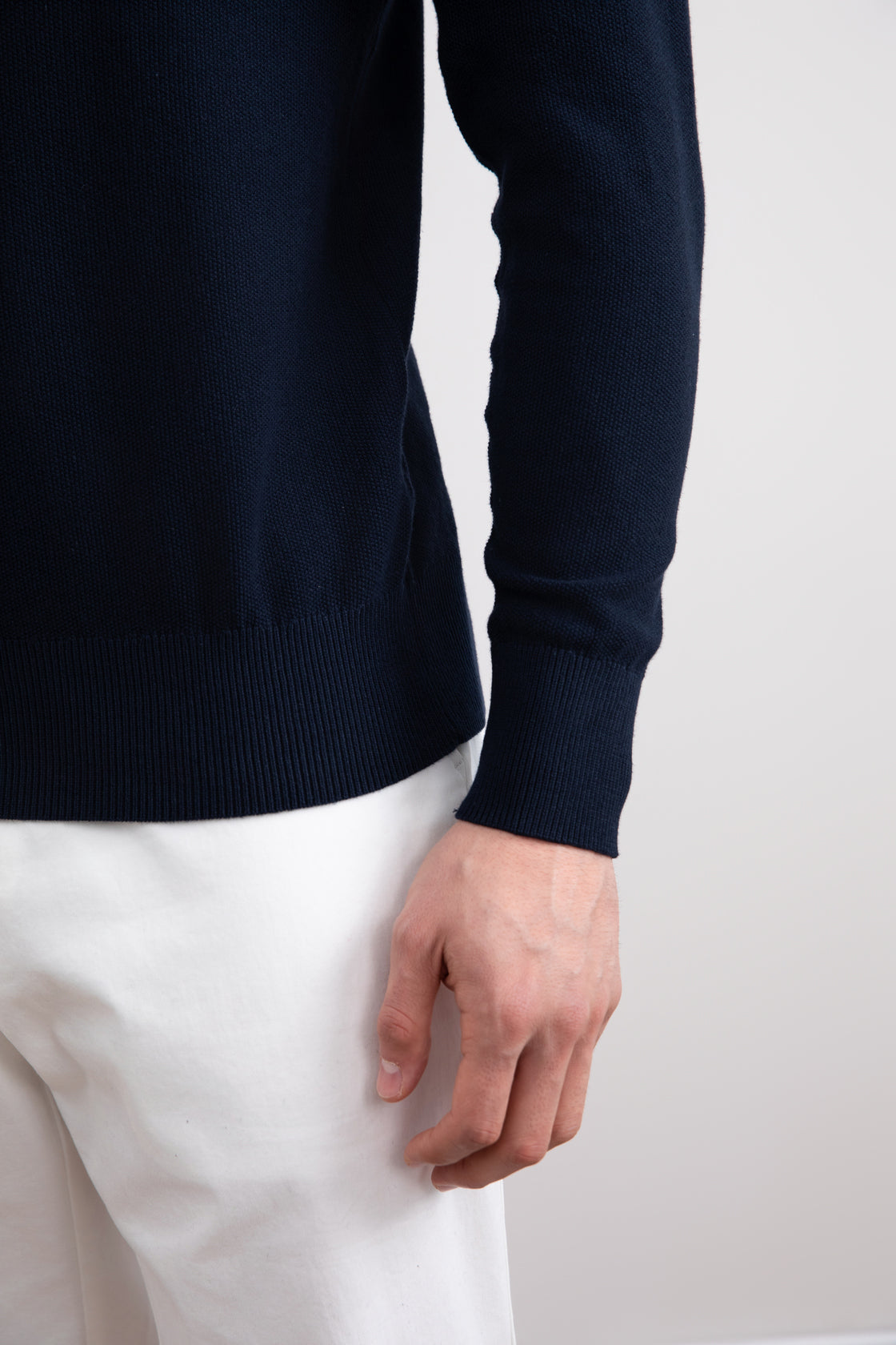 Navy 18mil Crewneck Sweater