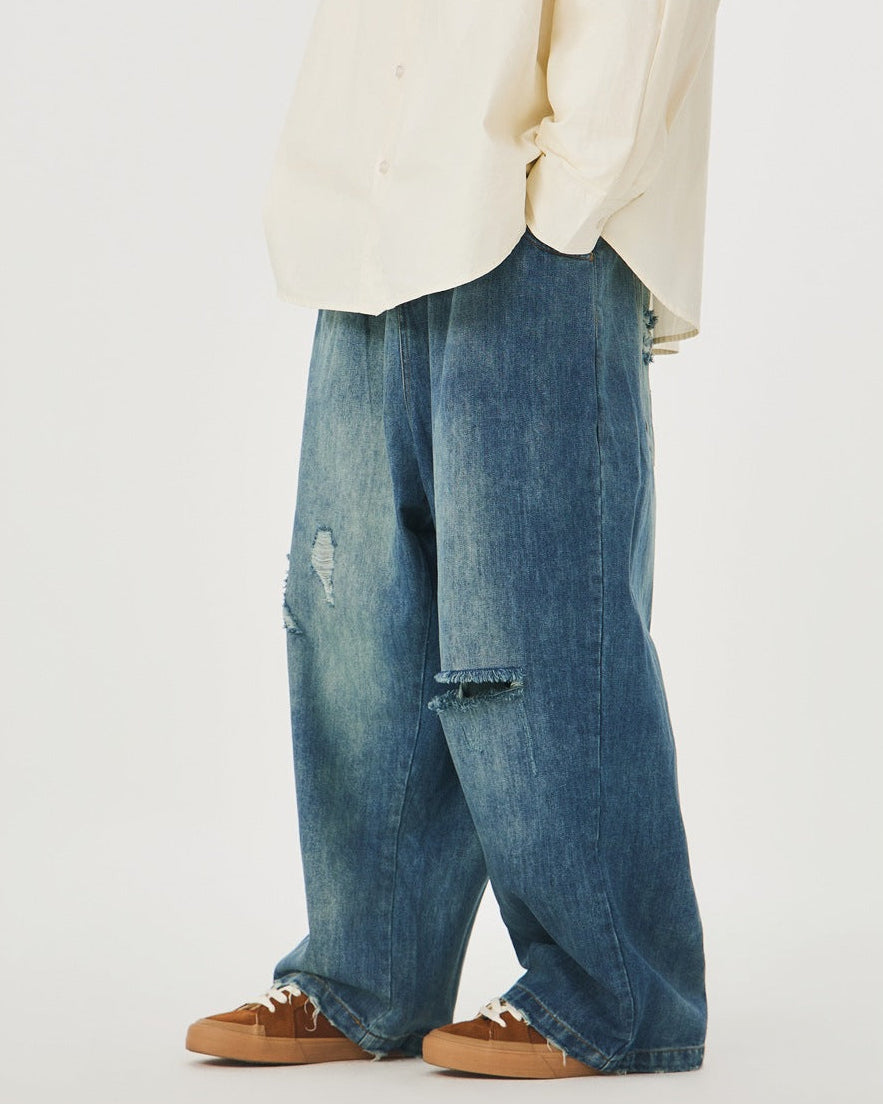 The Wornline Straight Denim Jeans