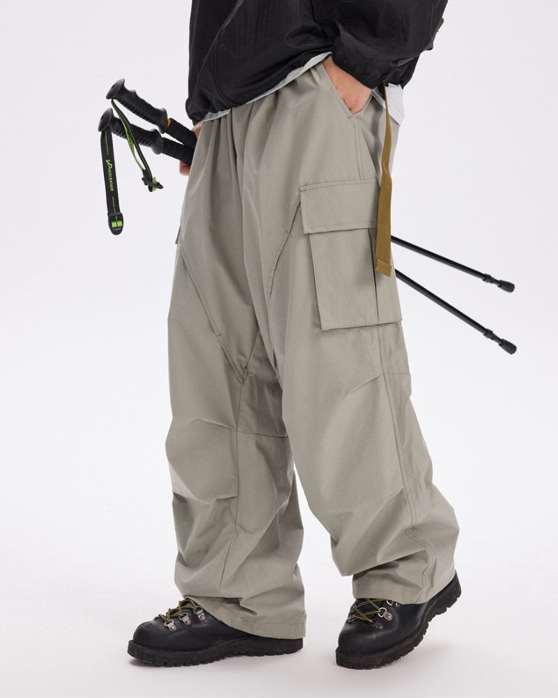 Utility Wide-Leg Cargo Pants
