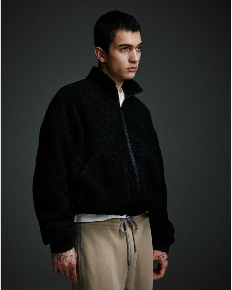 Teddy Relaxed Fit Fleece Zip Jacket