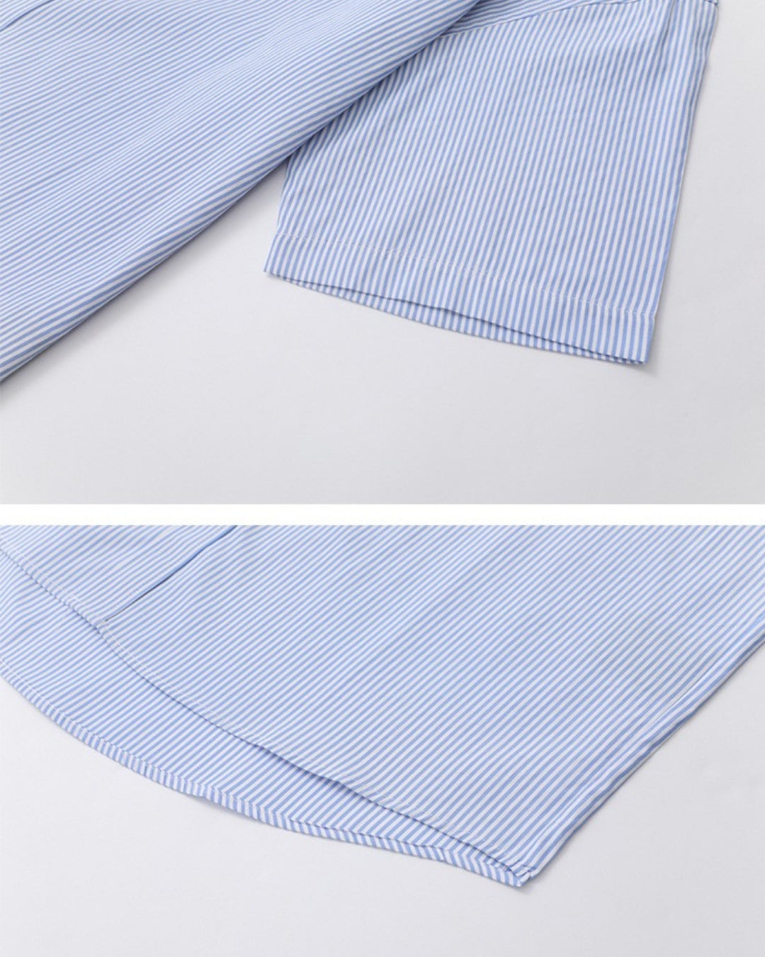 Classic Pinstripe Short-Sleeve Shirt