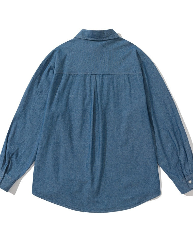 The Havenwood Lapel Denim Overshirt