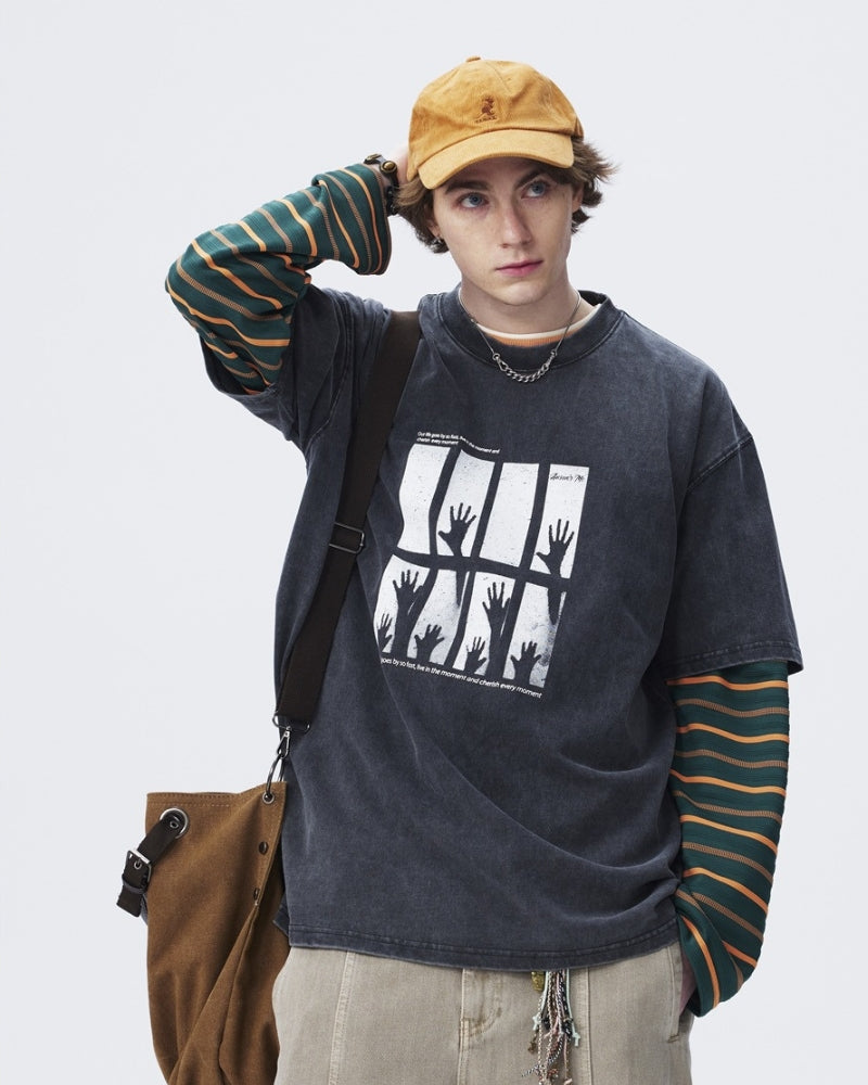 Oversized HANDS T‑Shirt
